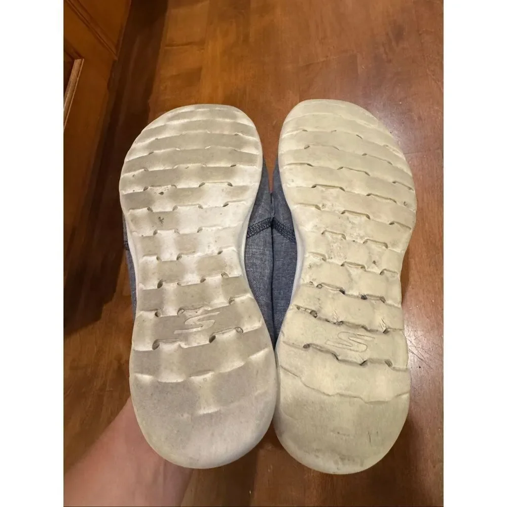 Woman’s well loved Skechers sneakers
